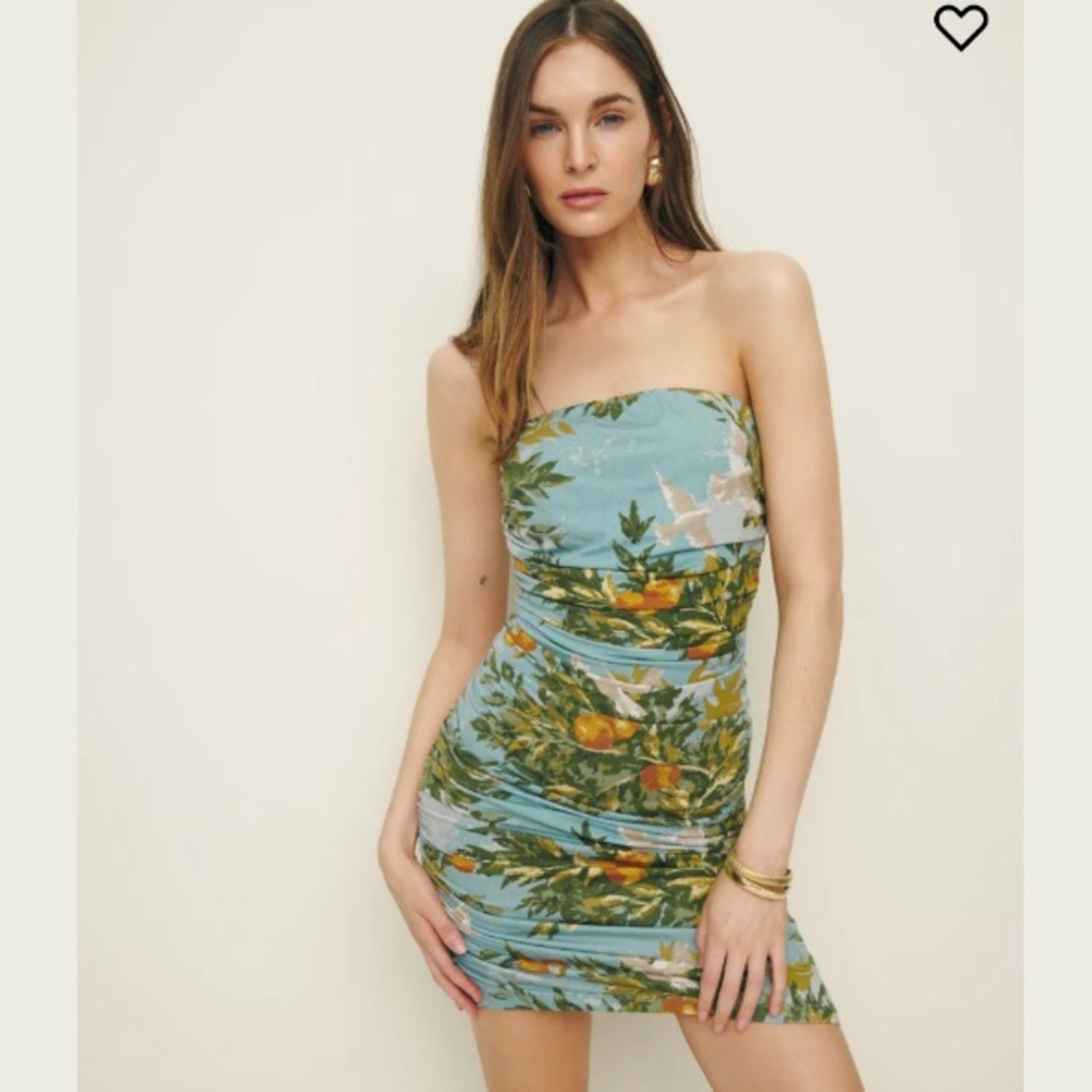 🌿|NWT| Reformation Prunella Knit Dress in Villa Livia